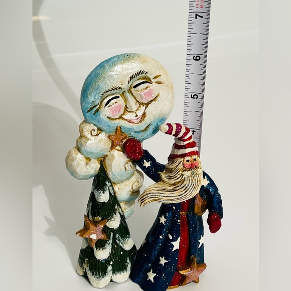 Pam Schifferl Winter Eve Sandman Moon Stars Midwest Season Cannon Falls - Picture 3 of 8